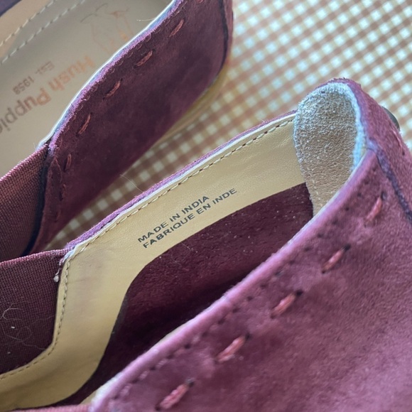 Hush Puppies Chardon Slip on suede shoes. Size 8 WIDE - Picture 7 of 15